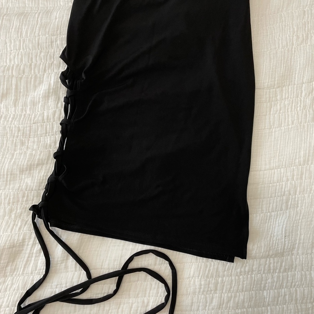 Sexy Black Dance Skirt